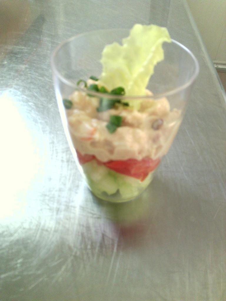 verrine au thon