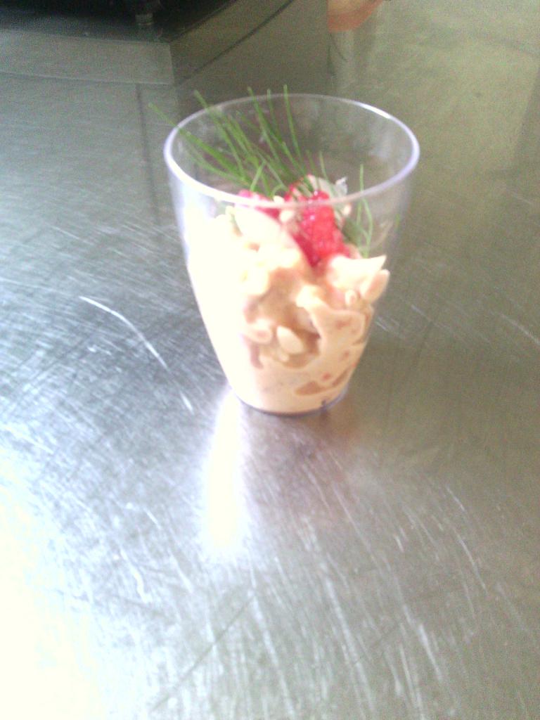 verrine aux crevettes